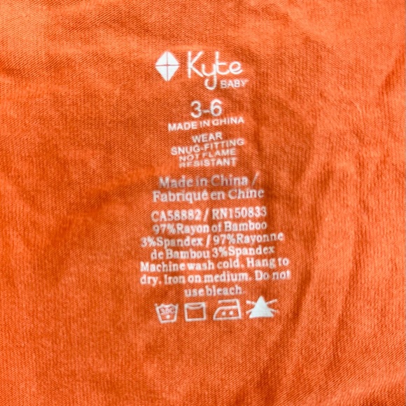 Kyte BABY Zippered Footie in Rust (earthy orange-brown) Color - Picture 3 of 7